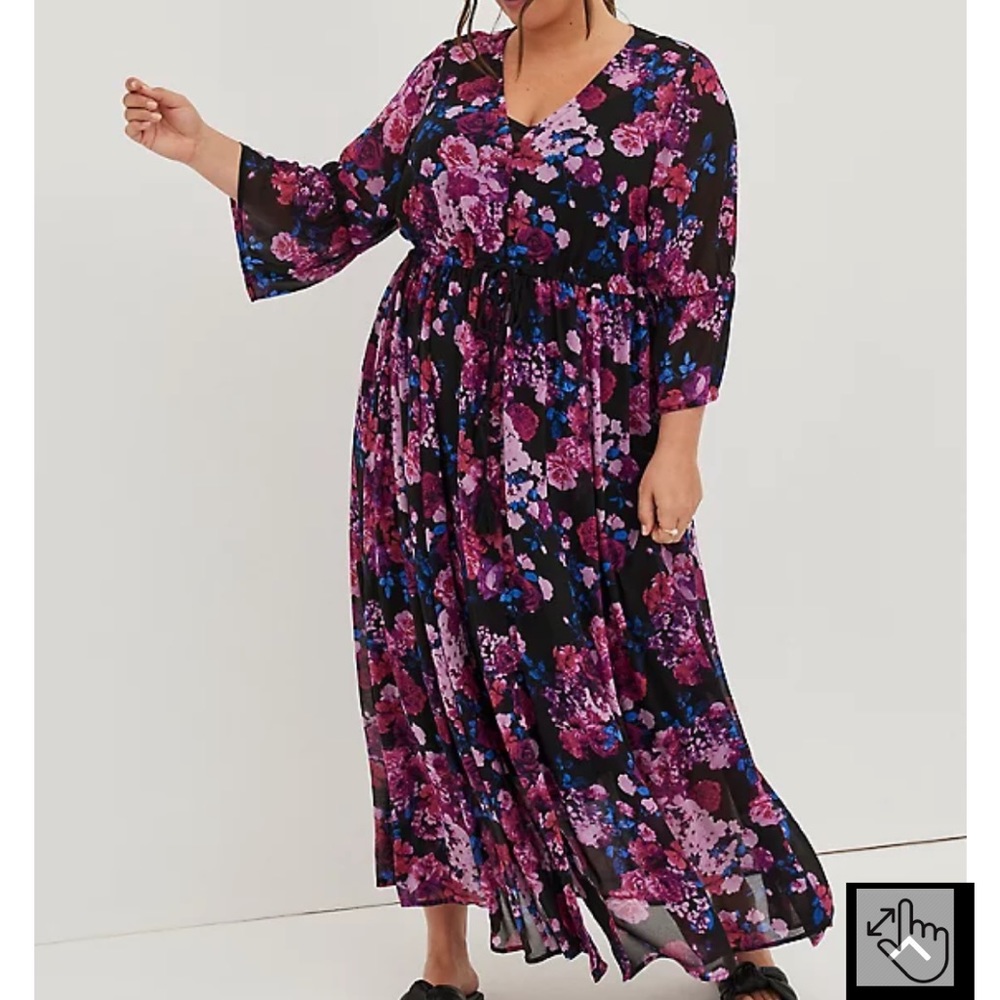 Torrid dress maxi length size 2